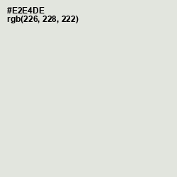 #E2E4DE - Periglacial Blue Color Image