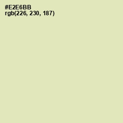 #E2E6BB - Fall Green Color Image