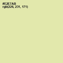 #E2E7AB - Double Colonial White Color Image