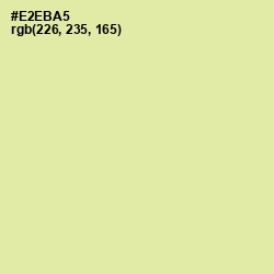 #E2EBA5 - Double Colonial White Color Image