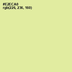 #E2ECA0 - Double Colonial White Color Image