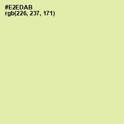 #E2EDAB - Double Colonial White Color Image