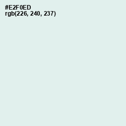 #E2F0ED - Apple Green Color Image