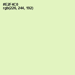 #E2F4C0 - Tusk Color Image