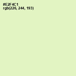 #E2F4C1 - Tusk Color Image