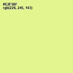 #E2F58F - Mindaro Color Image