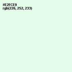#E2FCE9 - Hint of Green Color Image