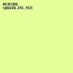 #E2FD99 - Jonquil Color Image
