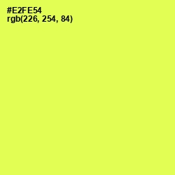 #E2FE54 - Starship Color Image