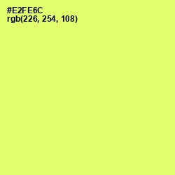 #E2FE6C - Canary Color Image