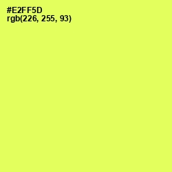 #E2FF5D - Starship Color Image