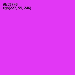 #E337F6 - Razzle Dazzle Rose Color Image