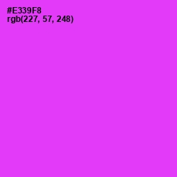 #E339F8 - Razzle Dazzle Rose Color Image