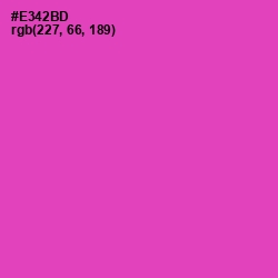 #E342BD - Brilliant Rose Color Image