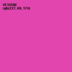 #E345AE - Brilliant Rose Color Image