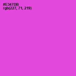 #E347DB - Orchid Color Image