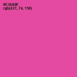 #E34A9F - French Rose Color Image