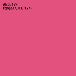 #E3517F - Mandy Color Image