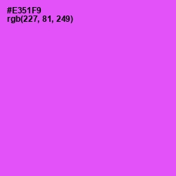 #E351F9 - Heliotrope Color Image