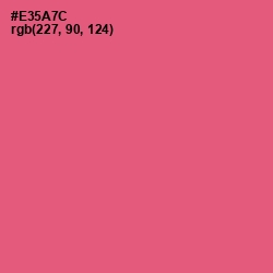#E35A7C - Mandy Color Image