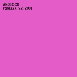 #E35CC8 - Orchid Color Image