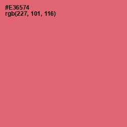 #E36574 - Sunglo Color Image
