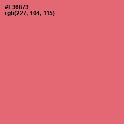 #E36873 - Sunglo Color Image