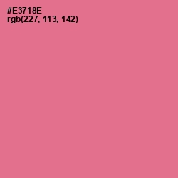 #E3718E - Deep Blush Color Image