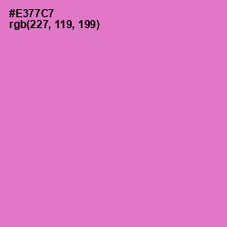 #E377C7 - Orchid Color Image