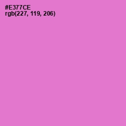 #E377CE - Orchid Color Image