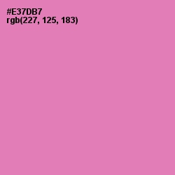 #E37DB7 - Persian Pink Color Image