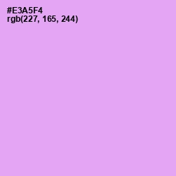 #E3A5F4 - Mauve Color Image