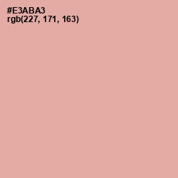 #E3ABA3 - Cashmere Color Image