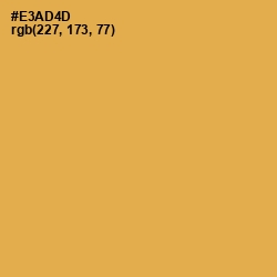 #E3AD4D - Anzac Color Image