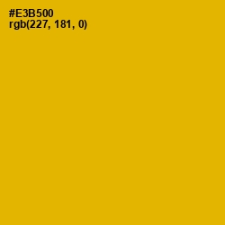 #E3B500 - Corn Color Image