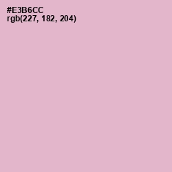 #E3B6CC - Lavender Pink Color Image