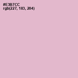 #E3B7CC - Lavender Pink Color Image