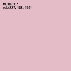 #E3BCC7 - Lavender Pink Color Image