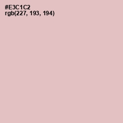 #E3C1C2 - Pink Flare Color Image