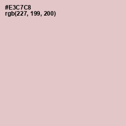 #E3C7C8 - Pink Flare Color Image