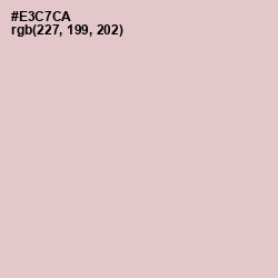 #E3C7CA - Pink Flare Color Image