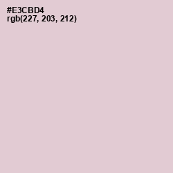 #E3CBD4 - Melanie Color Image