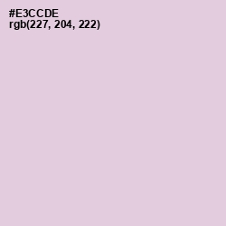 #E3CCDE - Twilight Color Image