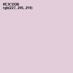 #E3CDDB - Twilight Color Image