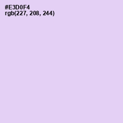 #E3D0F4 - Snuff Color Image