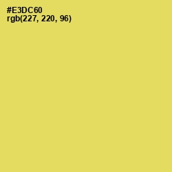 #E3DC60 - Goldenrod Color Image