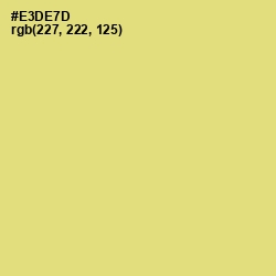 #E3DE7D - Golden Sand Color Image