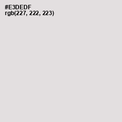 #E3DEDF - Bizarre Color Image