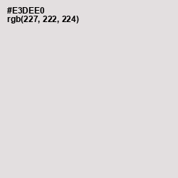 #E3DEE0 - Snuff Color Image