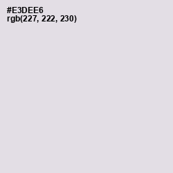 #E3DEE6 - Snuff Color Image